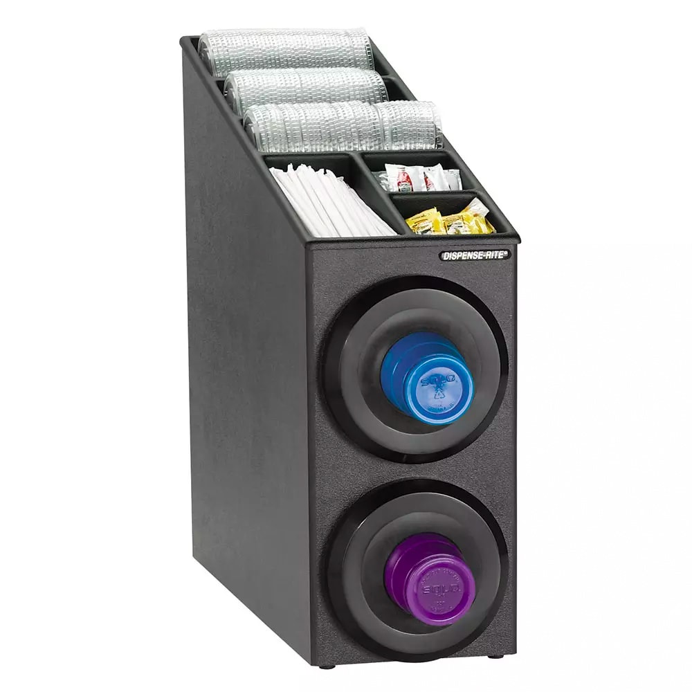 Dispense-Rite SLR-SL-2BT Cup & Lid Organizer, (8) Compartment, All Cup Types