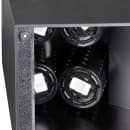 Dispense-Rite SWCH-1BT Silverware & Condiment Organizer, 13 Section, Polystyrene, Black thumbnail 7