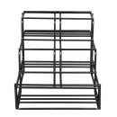 Dispense-Rite WR-BOTL-6 Wire Bottle Organizer w/ (6) Compartments, Black thumbnail 3