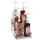 Dispense-Rite WR-BOTL-6 Wire Bottle Organizer w/ (6) Compartments, Black thumbnail 8