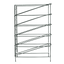 Dispense-Rite WR-CT-5 Cup Dispenser, Rack, (5) Compartment, All Cup Types thumbnail 4