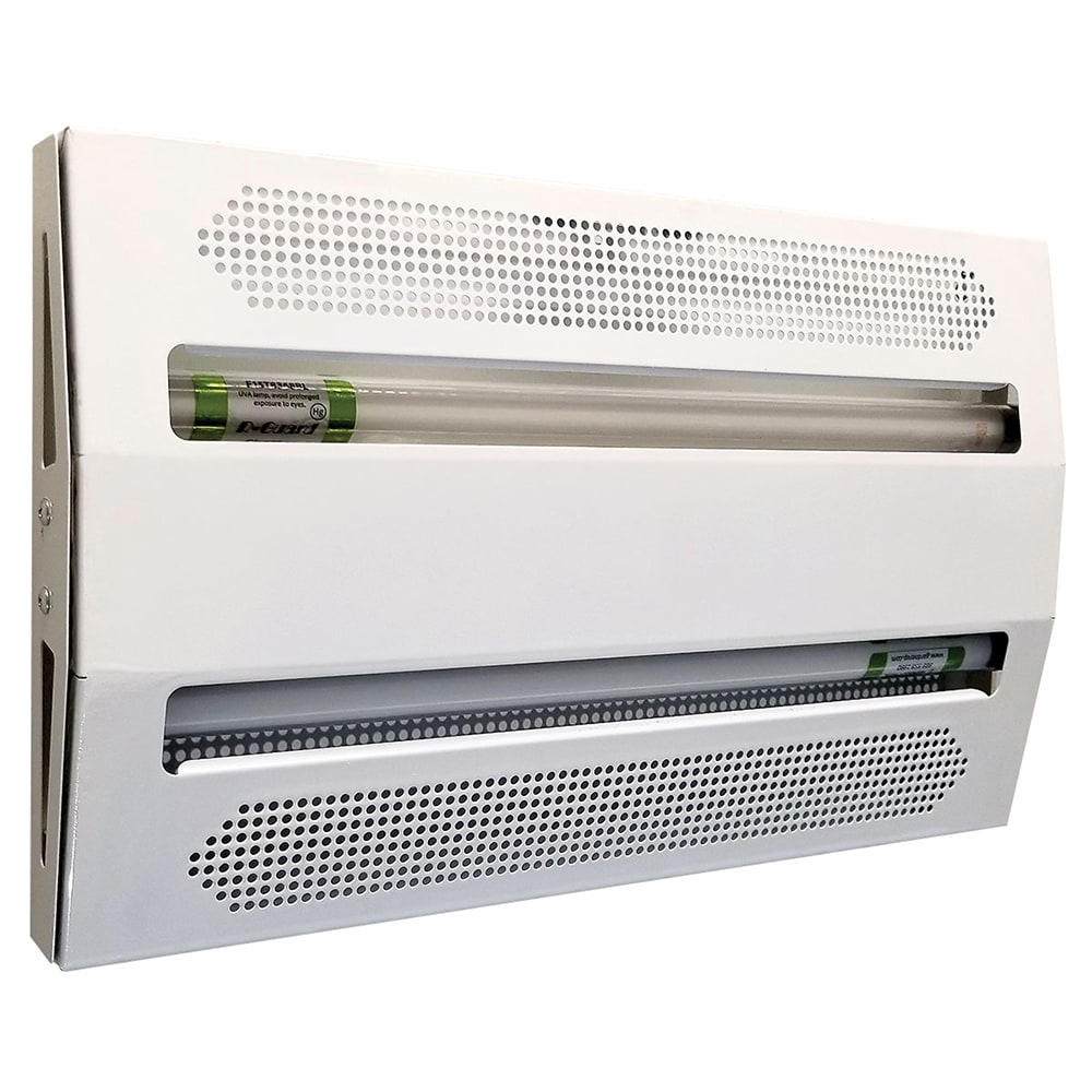 Gardner FL-215WH Wall Mount UV Insect Light Trap w/ Glueboard - 1500 sq ft Range, White