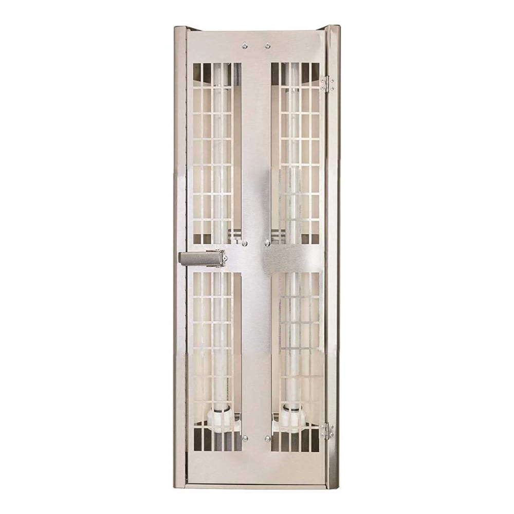 Gardner FL-40P Wall Mount Insect Light Trap w/ Glueboard - 1250 sq ft Range, Stainless