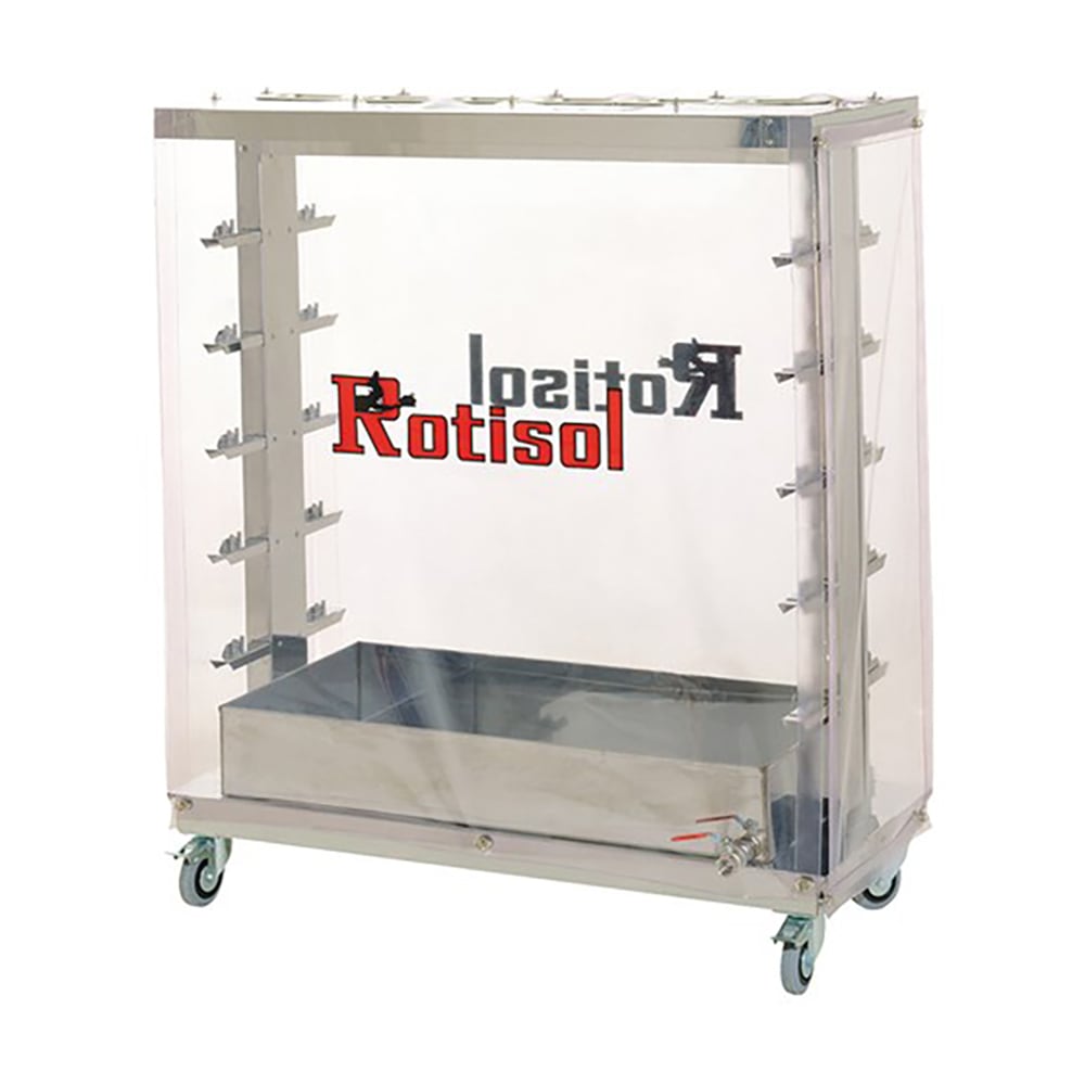 Rotisol USA BACHE101160 Spit Rack Cover for (10) Spits for FlamBoyant 1160 Rotisseries