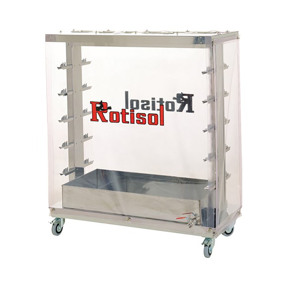 Rotisol USA BACHE101375-1400 Spit Rack Cover for (10) Spits for GrandFlame 1375, FlamBoyant 1400, & MasterFlame 1375 Rotisseries