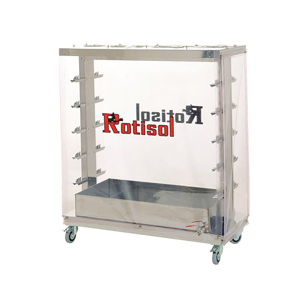 Rotisol USA BACHE20975 Spit Rack Cover for (20) Spits for GrandFlame 975 & MasterFlame 975 Rotisseries