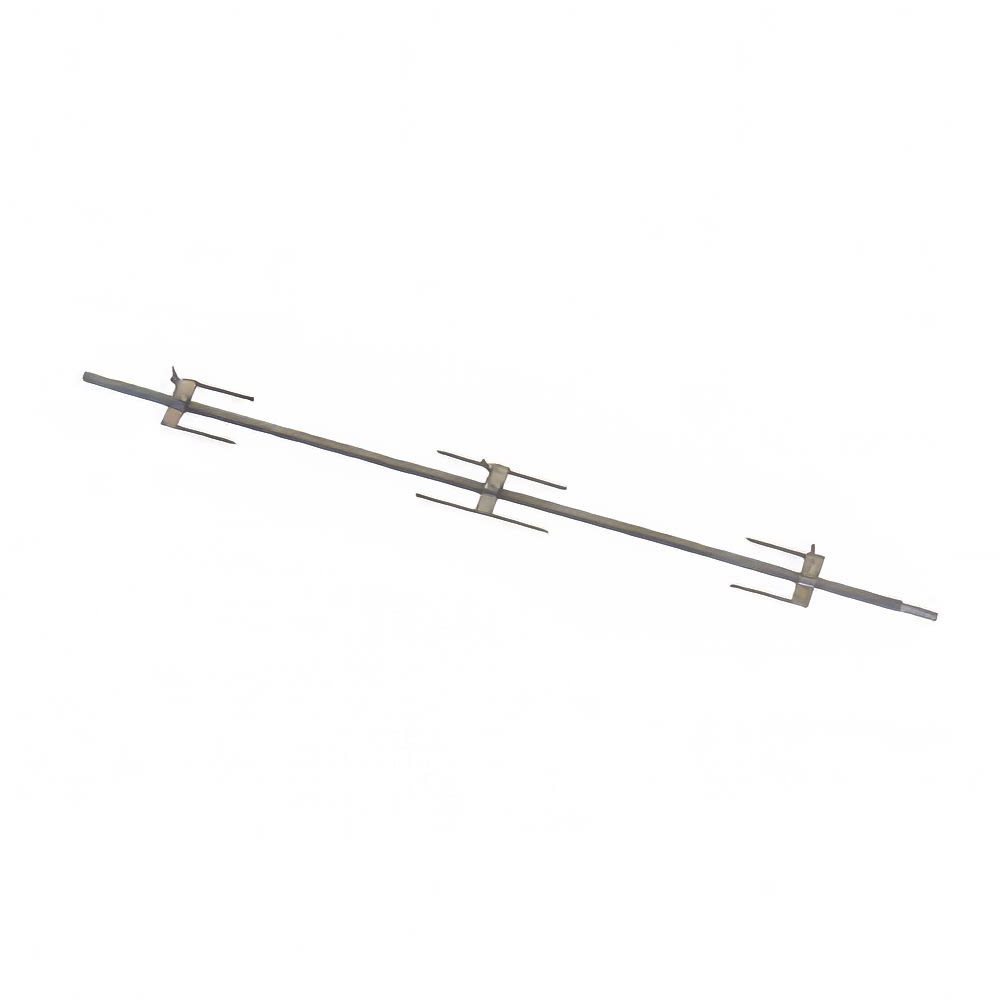 Rotisol USA BP975 Traditional Chicken Spit w/ (1) Double & (2) Single Prongs for GrandFlame 975