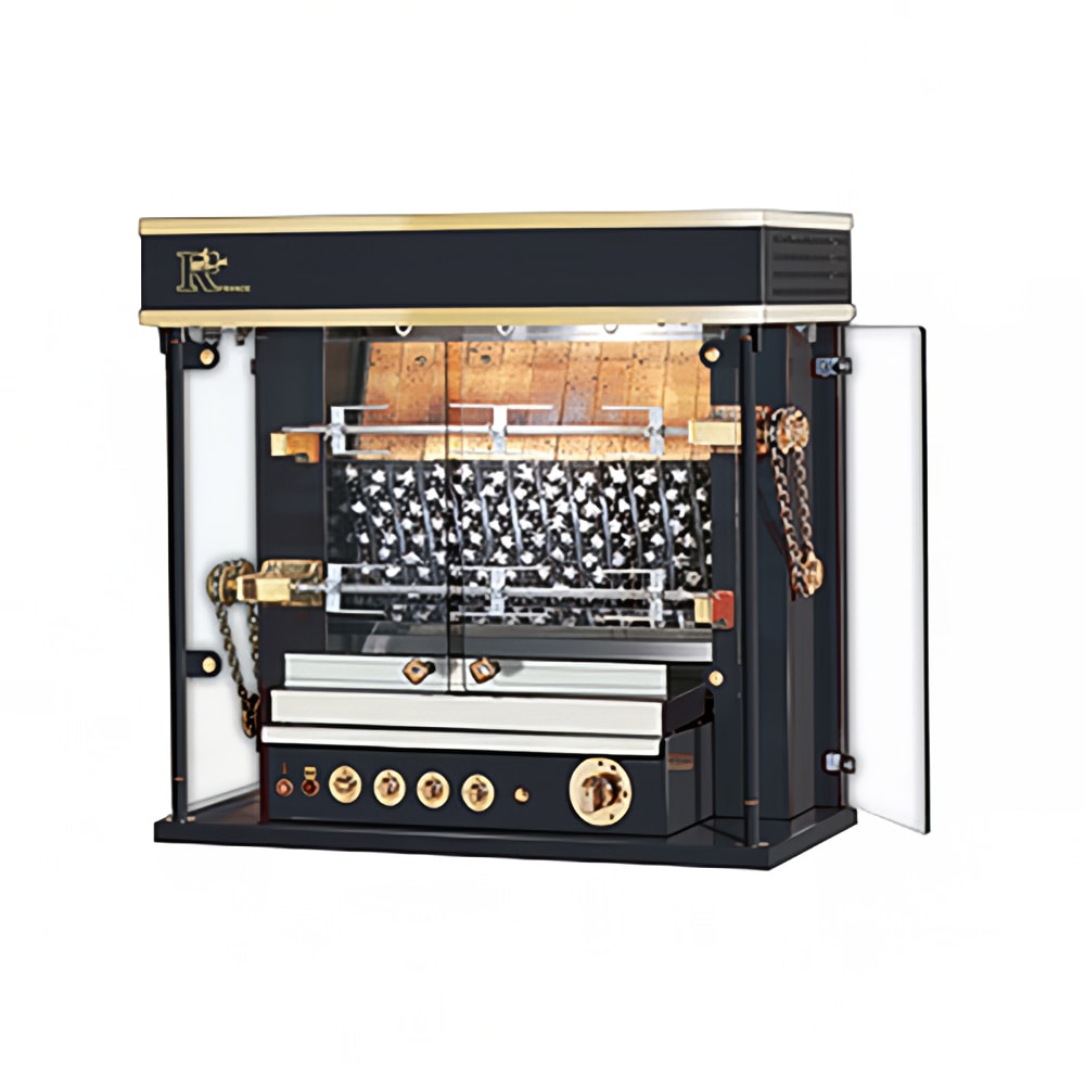 Rotisol USA MF975-2G-LUX Gas 2 Spit Commercial Rotisserie w/ 8 Bird Capacity, Liquid Propane