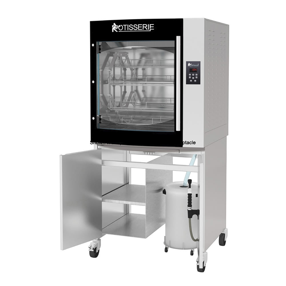 Rotisol USA SC8.520 Electric 8 Basket Rotisserie Oven w/ 32 Bird Capacity, 208-240v/3ph