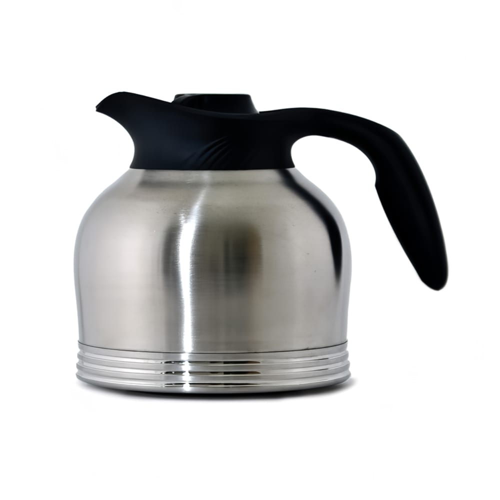 Service Ideas 64 oz Brew In Carafe w/ Vacuum Insulation, No Drip Lip, 7 1/2" (10-00183-000)