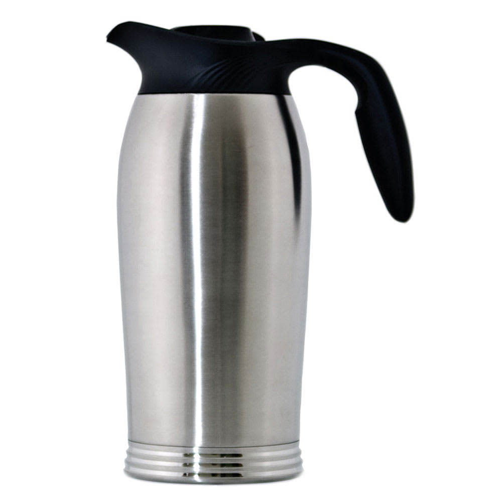 Service Ideas 64 oz Brew In Carafe w/ Vacuum Insulation, No Drip Lip, 12 1/2" (10-00185-000)