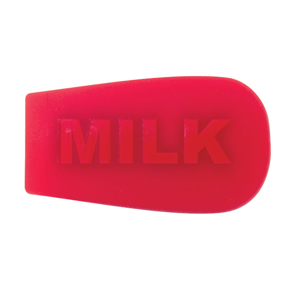 Service Ideas Content Indicator Sock w/ Embossed Word (MILK), Red (10-00209-002)