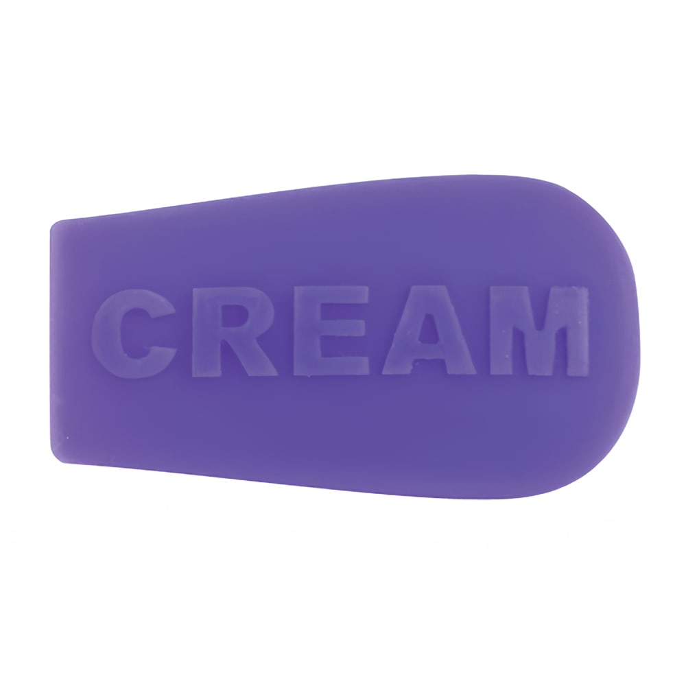Service Ideas Content Indicator Sock w/ Embossed Word (CREAM), Purple (10-00209-003)