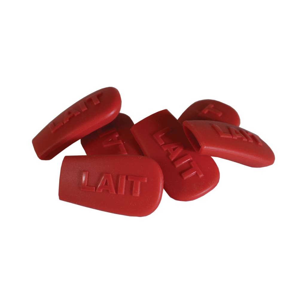 Service Ideas Content Indicator Sock w/ Embossed Word (LAIT), Red (10-00209-006)