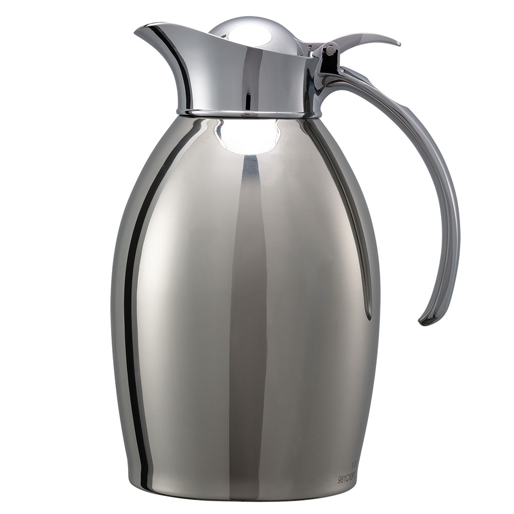 Service Ideas 1 liter Carafe w/ Vacuum Insulation, Polished Stainless Finish (NIC10PS)