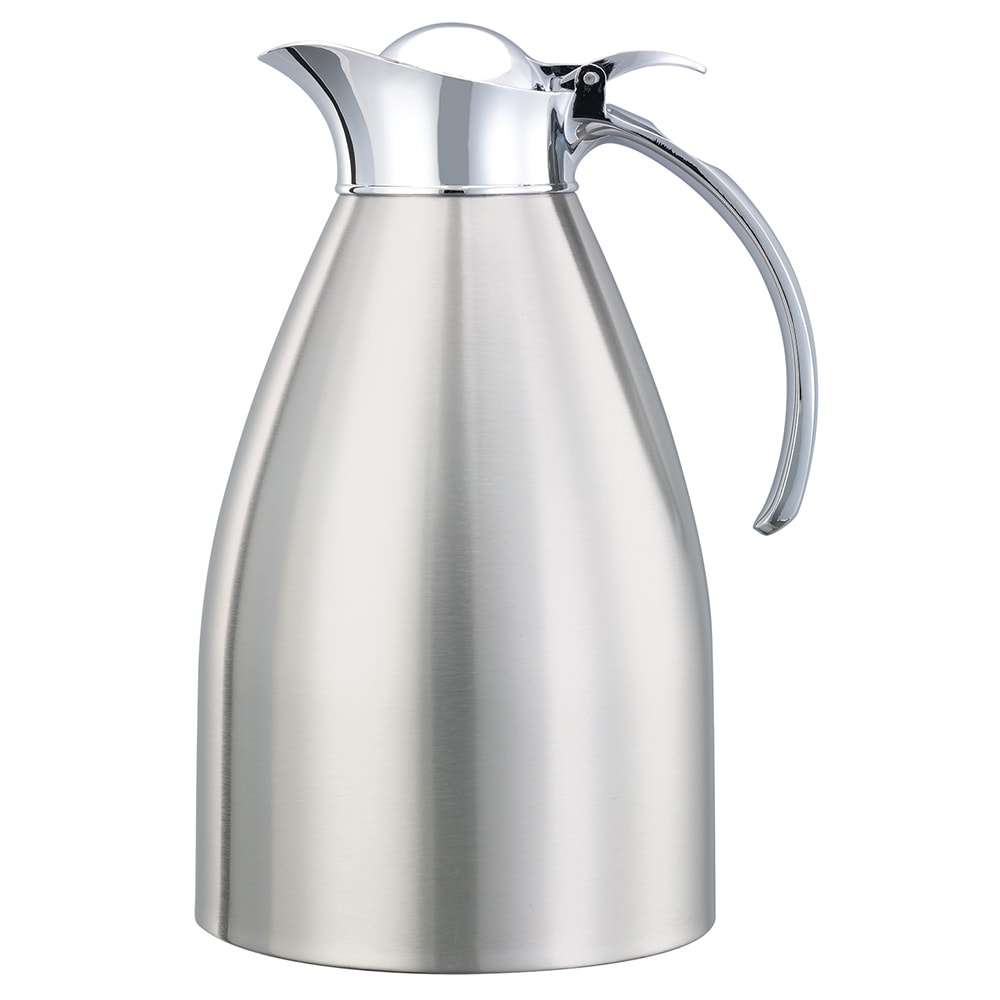 Service Ideas 1 1/2 liter Carafe w/ Vacuum Insulation, Brushed Stainless Finish (MAR15BS)