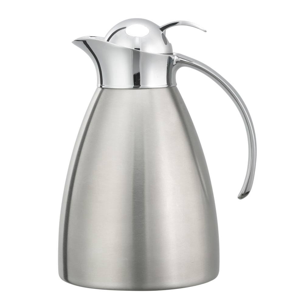 Service Ideas 1 liter Carafe w/ Vacuum Insulation, Stainless Steel, Brushed Finish (MAR10BSPB)