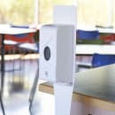 Service Ideas 27 oz Gel Soap and Hand Sanitizer Dispenser w/ Floor Stand - 53"H, White (ADISPWSTD) thumbnail 10