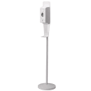 Service Ideas 27 oz Gel Soap and Hand Sanitizer Dispenser w/ Floor Stand - 53"H, White (ADISPWSTD) thumbnail 3