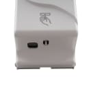 Service Ideas 27 oz Gel Soap and Hand Sanitizer Dispenser w/ Floor Stand - 53"H, White (ADISPWSTD) thumbnail 6