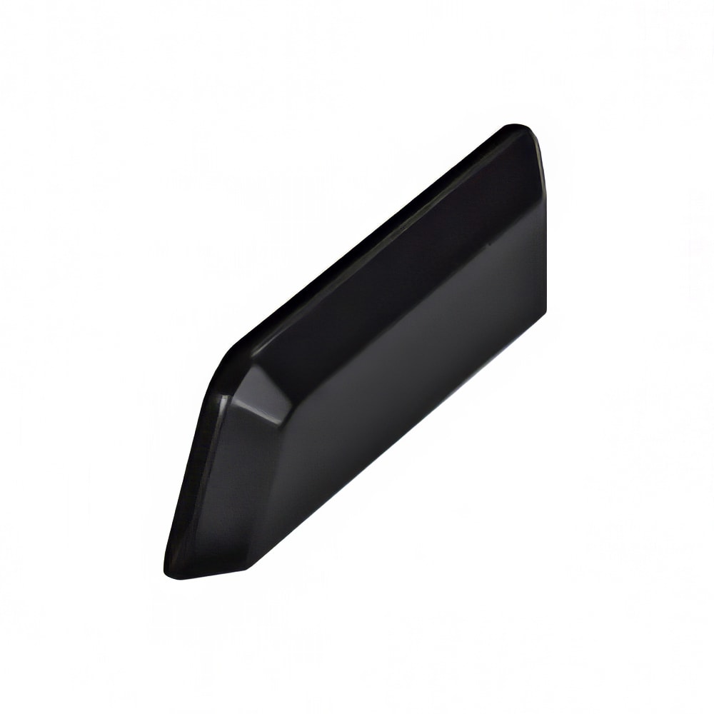 Service Ideas Right & Left End Caps for Modular Airpot Station - Plastic, Black (APENDCAP)