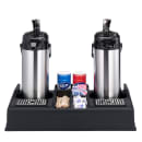 Service Ideas Airpot Serving Rack w/ 5 Compartments, Black (APLR25BL) thumbnail 3