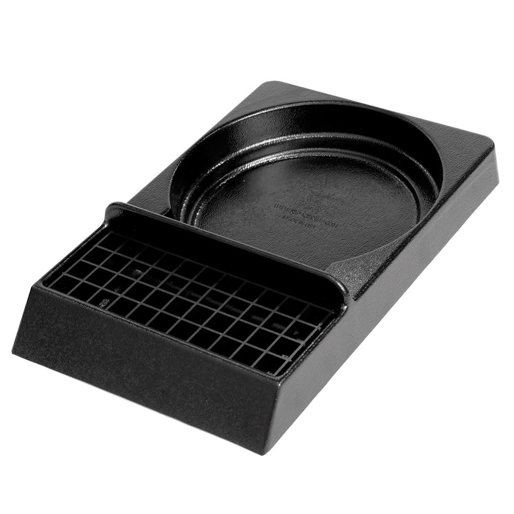 Service Ideas Airpot Stand w/ Drip Tray for (1) Airpot - 12"W x 8"D x 2 1/4"H, Plastic, Black (APS1)