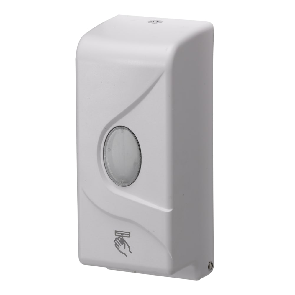 Service Ideas 27 oz Wall Mount Liquid Hand Sanitizer Dispenser - Plastic, White (ASDISP)