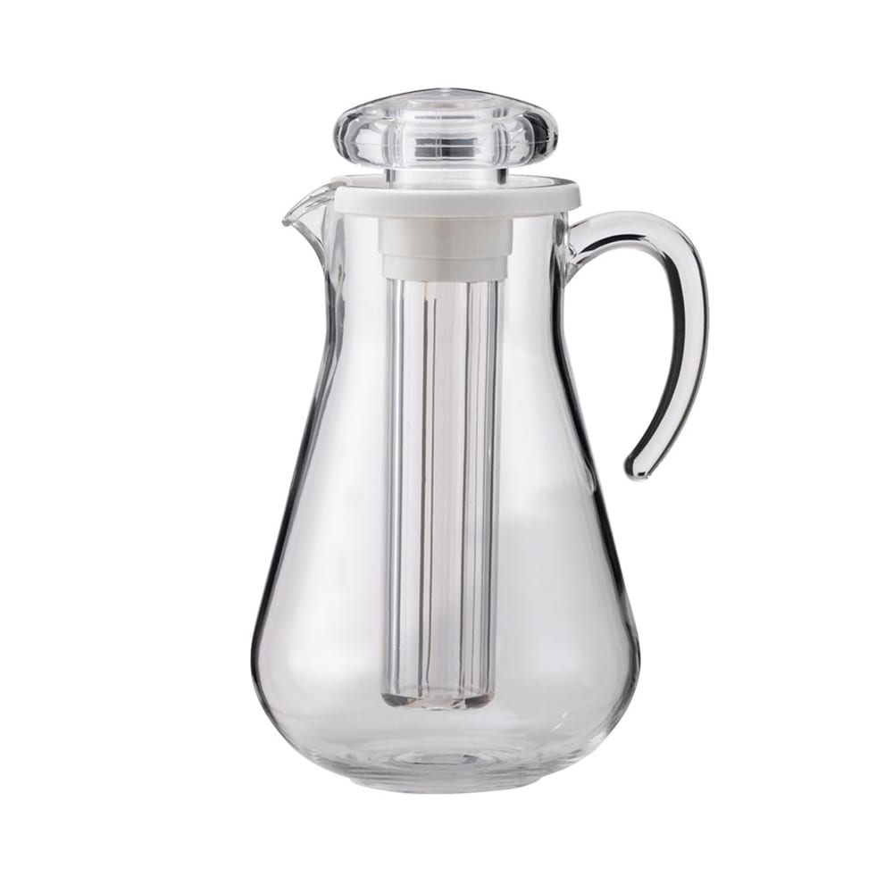 Service Ideas 1.9-liter Water Pitcher w/ Smooth Surface, Clear Acrylic (AWP19SB)
