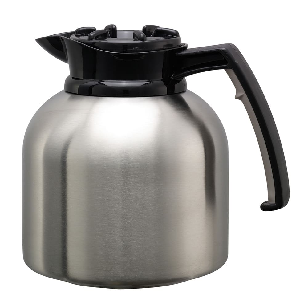Service Ideas 1 9/10 liter Brew 'N' Pour Vacuum Carafe, Brushed Stainless (BNP19BL)