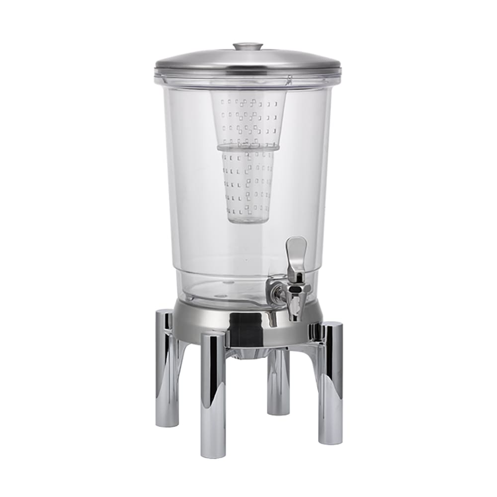 Service Ideas 3 gal Beverage Dispenser w/ Infuser - Tritan™ Container, Stainless Base (CBDDW3GRN)
