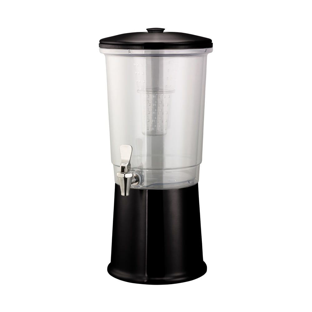 Service Ideas 3 gal Beverage Dispenser w/ Infuser - Tritan™ Container, Black Onyx Base (CBDDW3GSSBX)