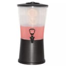 Service Ideas 3 gal Beverage Dispenser w/ Infuser - Plastic Container, Black Base (CBDRP3BL) thumbnail 2