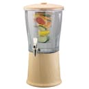 Service Ideas 3 gal Beverage Dispenser w/ Infuser - Plastic Container, Light Wood Base (CBDRT3LWSS) thumbnail 2