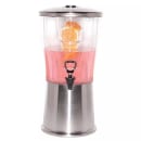 Service Ideas 3 gal Beverage Dispenser w/ Infuser & Ice Tube - Stainless Base (CBDRT3SS) thumbnail 2