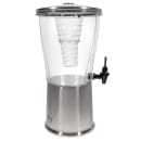 Service Ideas 3 gal Beverage Dispenser w/ Infuser & Ice Tube - Stainless Base (CBDRT3SS) thumbnail 4