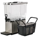 Service Ideas 3 gal Cold Brew Coffee Brewer/Dispenser w/ 3 lb Brew Basket, Stainless Steel (CBNS3SS) thumbnail 2