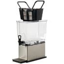 Service Ideas 3 gal Cold Brew Coffee Brewer/Dispenser w/ 3 lb Brew Basket, Stainless Steel (CBNS3SS) thumbnail 3