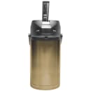 Service Ideas 3 Liter Lever Action Airpot - Stainless Steel Liner, Vintage Gold (CTAL30BLVG) thumbnail 2