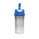 Service Ideas 3 7/10 Liter Lever Action Airpot, Stainless Steel Liner (CTAL37BLU) thumbnail 2