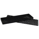 Service Ideas Rectangular Drip Tray, 12 x 4", Black Styrene (DT412BL) thumbnail 2