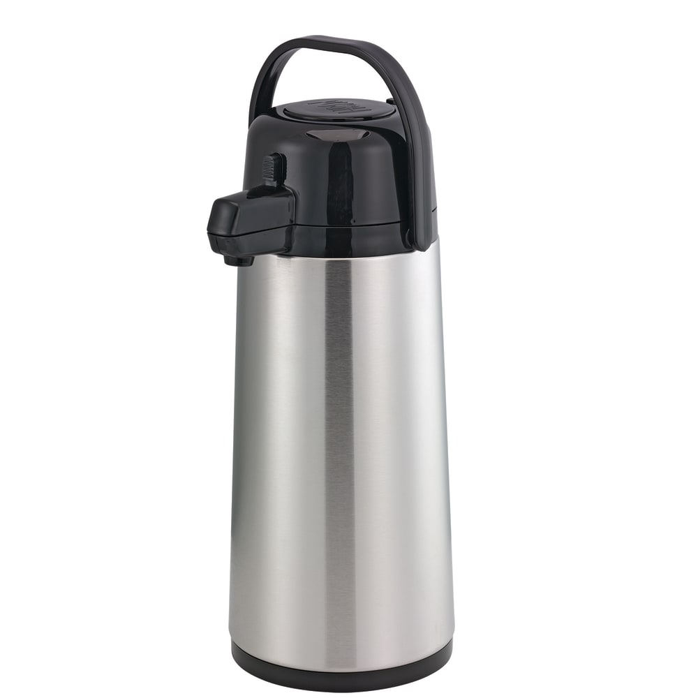 Service Ideas 1 9/10 Liter Push Button Airpot, Glass Liner (ECA19S)