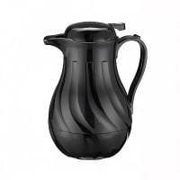 Service Ideas 3/5 liter Server w/ Push Button Lid, ABS Plastic, Black (ECO6BL) thumbnail 2