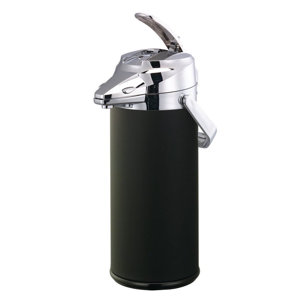 Service Ideas 2 1/5 Liter Lever Action Airpot - Stainless Steel Liner, Black (ENALS22SCHBL)