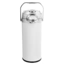 Service Ideas 2 1/5 Liter Lever Action Airpot - Stainless Steel Liner, White (ENALS22SCHWH) thumbnail 3