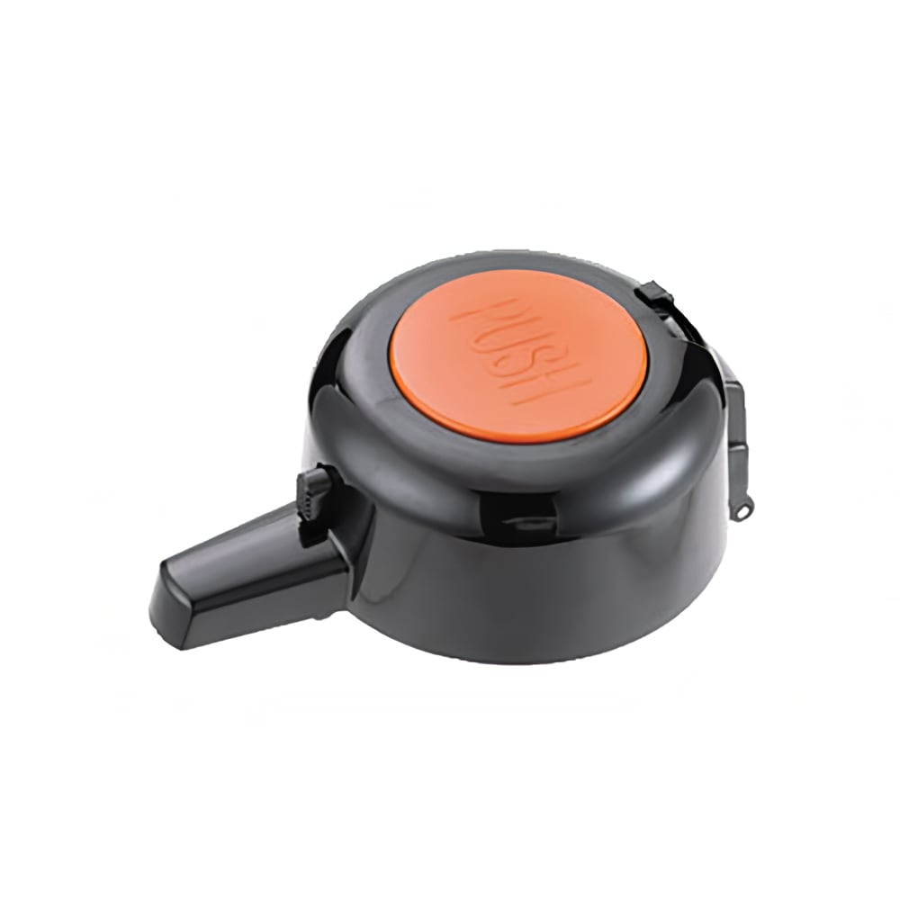 Service Ideas Replacement Pump Lid For Eco & SECA-Air, Black w/ Orange Inset (EPLOR)