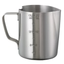 Service Ideas 20 oz Creamer - Brushed Stainless Steel, Silver (FROTH206) thumbnail 2