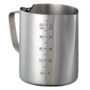 Service Ideas 1 qt Creamer - Brushed Stainless Steel, Silver (FROTH326) thumbnail 2