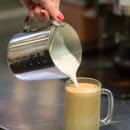 Service Ideas 1 qt Creamer - Brushed Stainless Steel, Silver (FROTH326) thumbnail 3