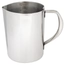 Service Ideas 2 qt Creamer - Brushed Stainless Steel, Silver (FROTH646) thumbnail 3